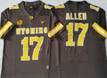 WYOMING Cowboys Coffee #17 ALLEN Jersey