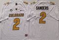 COLORADO BUFFALOES White#2 SANDERS Jersey