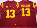USC Trojans Red #13 WILLIAMS Jersey