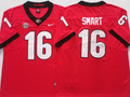Georgia Bulldogs Red #16 SMART Jersey