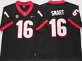 Georgia Bulldogs Black #16 SMART Jersey