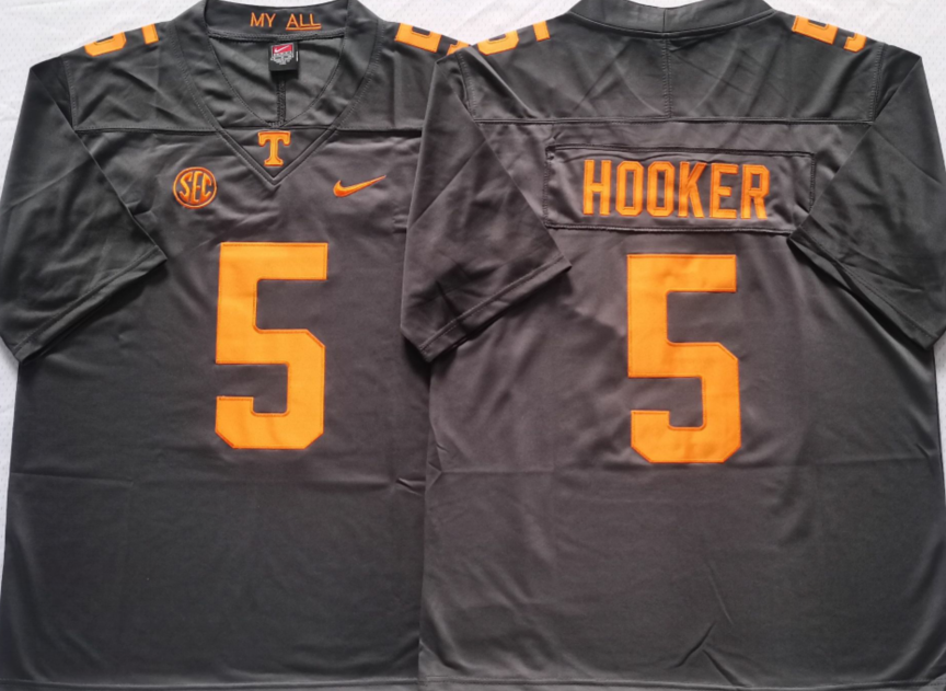 Tennessee Volunteers GRAY #5 HOOKER Jersey