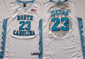 North Carolina Tar Heels White #23 JORDAN Jersey