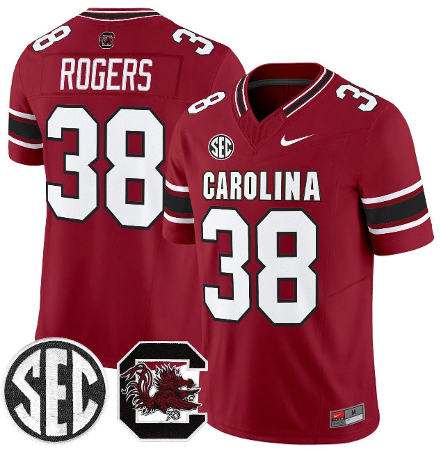 Men's South Carolina Fighting Gamecocks #38 George Rogers Garnet 2026