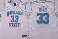 Indiana State Sycamores White #33 BIRD Jersey