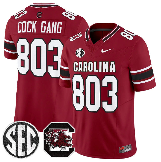 Men's South Carolina Fighting Gamecocks #803 Cock Gang Garnet 2026