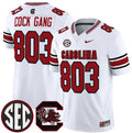 Men's South Carolina Fighting Gamecocks #803 Cock Gang White 2026