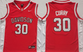 Davidson Wildcats Red #30 CURRY Jersey