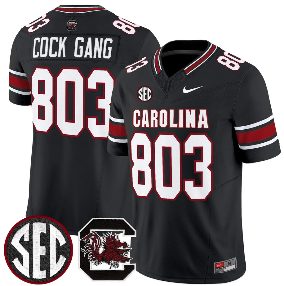 Men's South Carolina Fighting Gamecocks #803 Cock Gang Black 2026