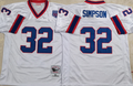 Buffalo Bills White #32 SIMPSON Jersey