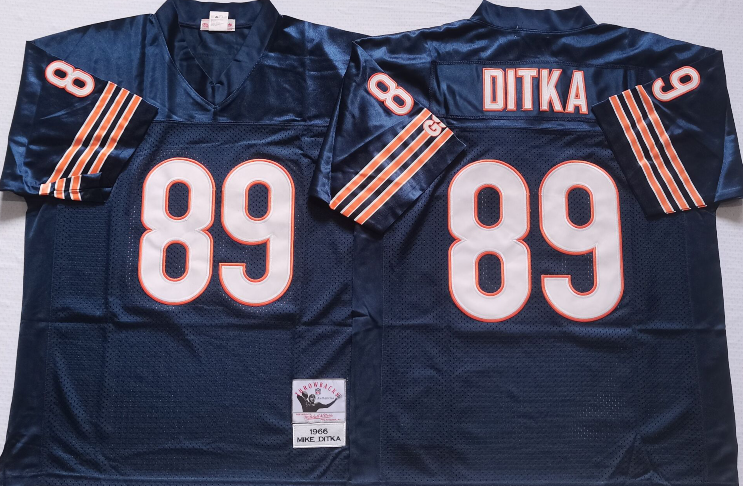 Chicago Bears Blue #89 DITKA Jersey