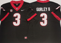 Georgia Bulldogs Black #3 GURLEY II Jersey