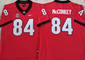 Georgia Bulldogs Red #84 McCONKEY Jersey