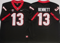 Georgia Bulldogs Black 13 BENNETT Jersey