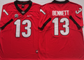 Georgia Bulldogs Red #13 BENNETT Jersey