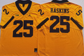Michigan Wolverines Yellow #25 HASKINS Jersey