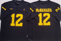 Michigan Wolverines Blue #12 McNAMARA Jersey