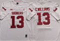 Oklahoma Sooners White #13 C.WILLIAMS Jersey