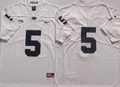 Penn State Nittany Lions White #5 Jersey