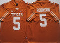 Texas Longhorns Yellow #5 ROBINSON Jersey