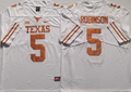Texas Longhorns White #5 ROBINSON Jersey