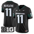 Men's Michigan State Spartans #11 ALESSIO MILIVOJEVIC 2026 Vapor Black