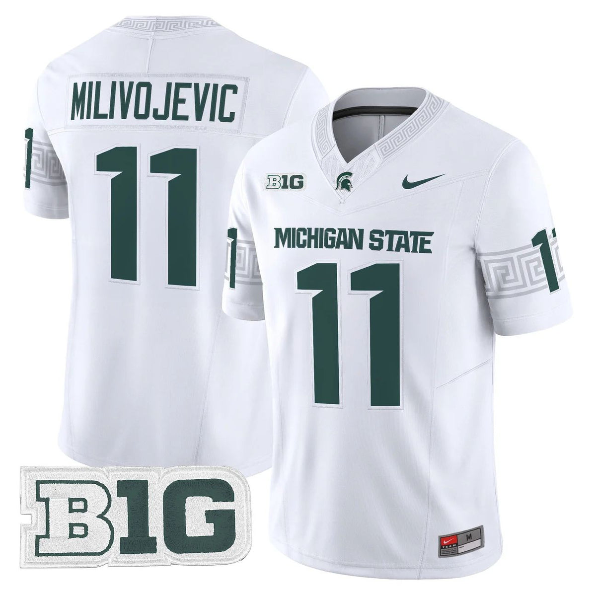Men's Michigan State Spartans #11 ALESSIO MILIVOJEVIC 2026 Vapor