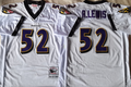 BALTIMORE RAVENS White #52 LEWIS Jersey