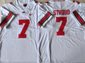 Ohio State Buckeyes White #7 STROUD Jersey
