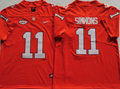 Clemson Tigers Orange #11 SIMMONS Jersey