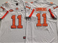 Clemson Tigers White #11 SIMMONS Jersey