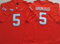 Clemson Tigers Orange #5 UIAGALELEI Jersey