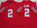 Ohio State Buckeyes Red #2 OLAVE Jersey