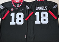 Georgia Bulldogs Black #18 DANIELS Jersey
