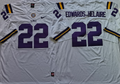 LSU Tigers White #22 EDWARDS-HELAIRE Jersey