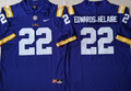 LSU Tigers Purple #22 EDWARDS-HELAIRE Jersey