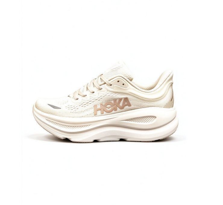 HOKA ONE ONE Women's Bondi 9 "Oat Milk / Rose Gold"