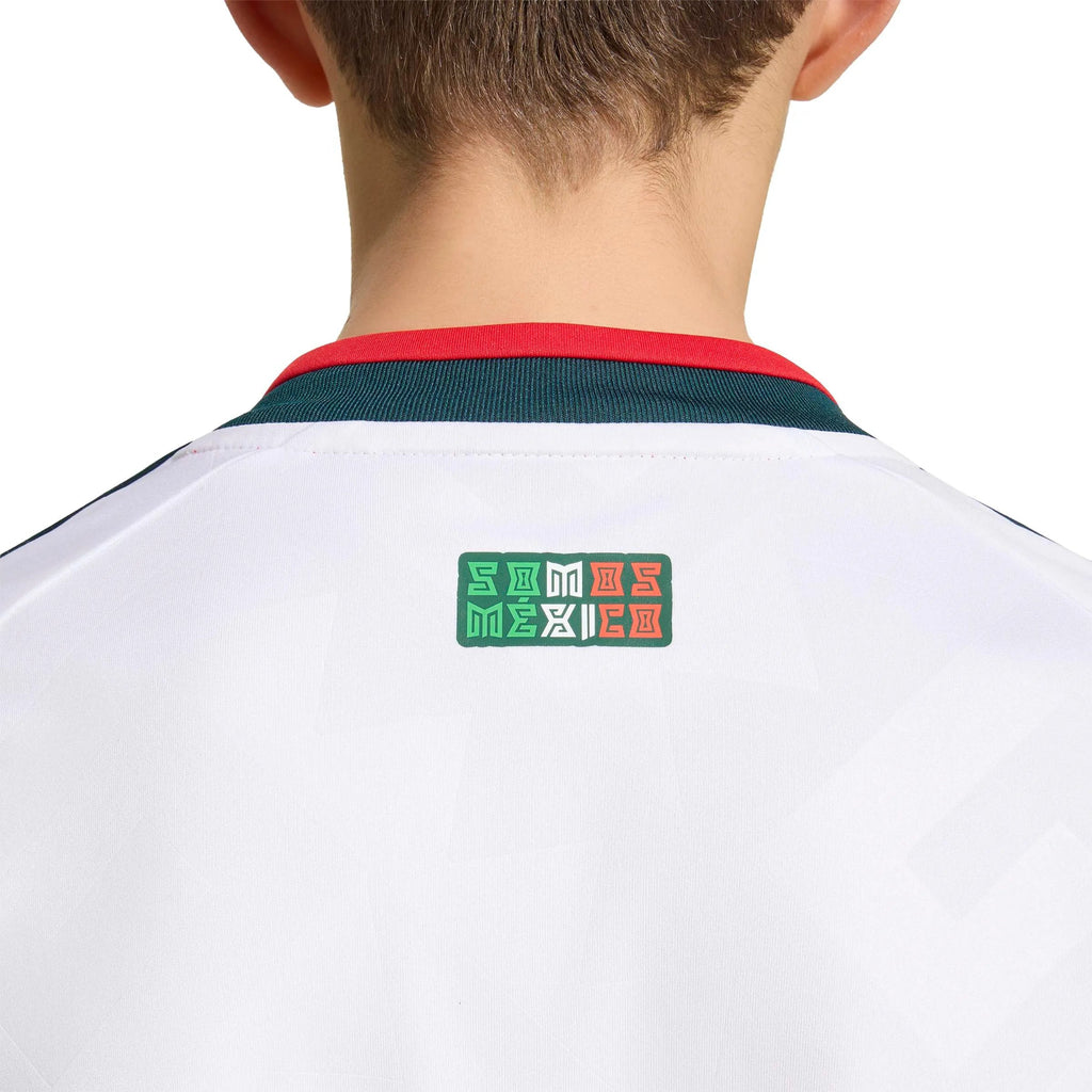 adidas 2026 Mexico Youth Stadium Away Long-Sleeve Soccer Jersey
