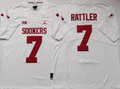 Oklahoma Sooners White #7 RATTLER Jersey