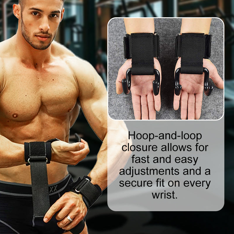 🔥Hot Sale 49% 0FF🔥Heavy Duty Weight Lifting Wrist Hook Straps