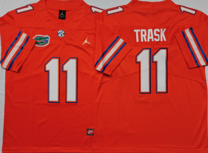 Florida Gators Orange #11 TRASK Jersey