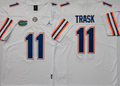 Florida Gators White #11 TRASK Jersey