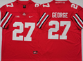 Ohio State Buckeyes Red #27 GEORGE Jersey