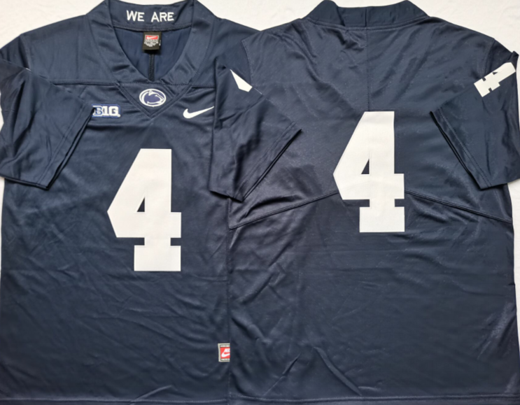 Penn State Nittany Lions Blue #4 Jersey