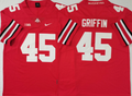 Ohio State Buckeyes Red #45 GRIFFIN Jersey