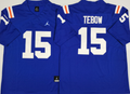 Florida Gators Blue #15 TEBOW Jersey
