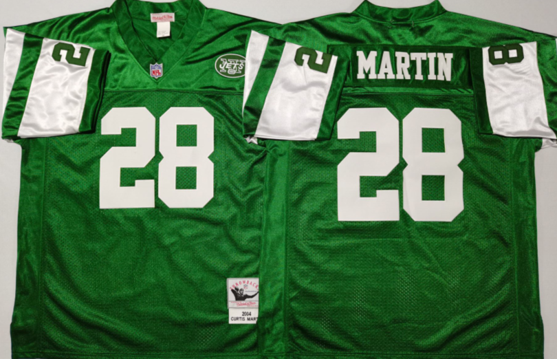 New York Jets Green #28 MARTIN Jersey