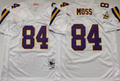 Minnesota Vikings White #84 MOSS Jersey
