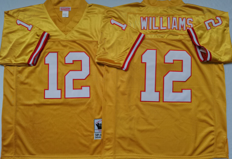 Tampa Bay Buccaneers YELLOW #12 WILLIAMS Jersey