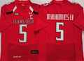 Texas Tech Red Raiders Red #5 MAHOMES II Jersey